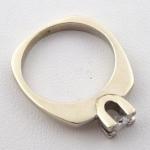 White gold ring with diamonds - 0,22 ct White gold ring with diamonds - 0,22 ct