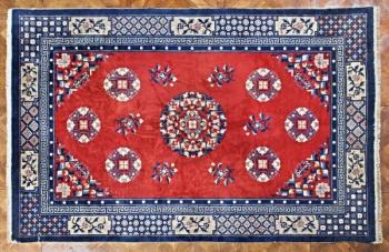 Carpet - cotton, wool - 1930 Carpet - cotton, wool - 1930