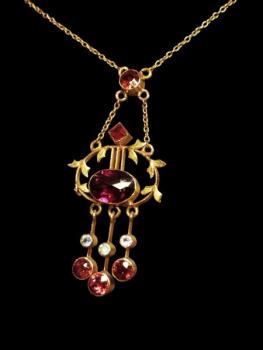 Gold Necklace - gold - 1900 Gold Necklace - gold - 1900