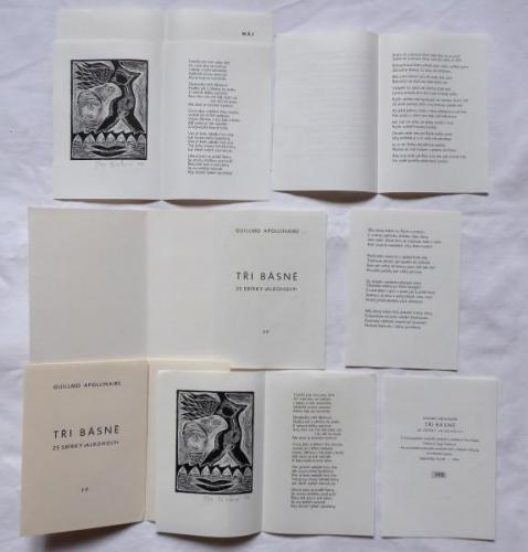 Petr Kopta - Guillmo Apollinaire, Three Poems  Petr Kopta - Guillmo Apollinaire, Three Poems