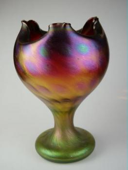 Vase - iridescent glass - Josef Rindskopf, Teplice - 1910 Vase - iridescent glass - Josef Rindskopf, Teplice - 1910