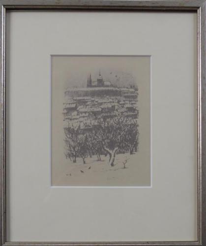 Viktor Stretti - View of Prague Castle Viktor Stretti - View of Prague Castle