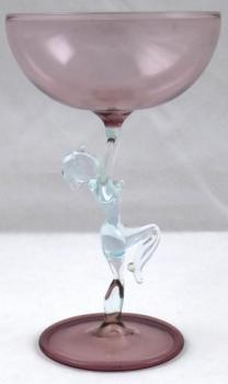 Glass with the figure of a naked girl Glass with the figure of a naked girl