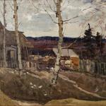 Village - Vsievolod Andrejevič Baženov (1909 - 1986) - 1960 Village - Vsievolod Andrejevič Baženov (1909 - 1986) - 1960