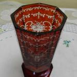 Glass - glass, ruby glass - 1875 Glass - glass, ruby glass - 1875