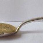 Gold and silver plated, cake scoop - Christofle Gold and silver plated, cake scoop - Christofle