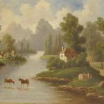 Romantic landscape Romantic landscape