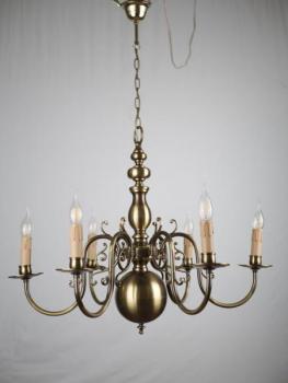 Six Light Chandelier - 1990 Six Light Chandelier - 1990