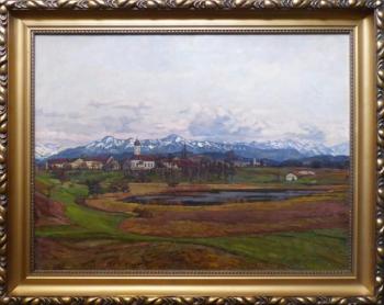 Gödl-Brandhuber Lili - View of Iffeldorf in Bavari Gödl-Brandhuber Lili - View of Iffeldorf in Bavari