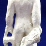 Bretislav Benda - Standing naked boy with a lanter Bretislav Benda - Standing naked boy with a lanter