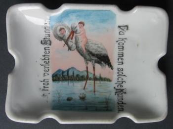 Porcelain Ashtray - 1940 Porcelain Ashtray - 1940