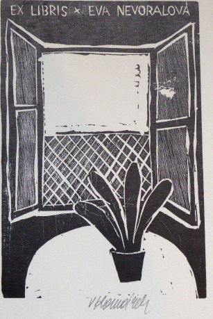 Vladimir Komarek - Ex libris Ing. Eva Nevoralova Vladimir Komarek - Ex libris Ing. Eva Nevoralova