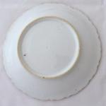 Six saucers, coloured flowers, biedermeier - Elbog Six saucers, coloured flowers, biedermeier - Elbog