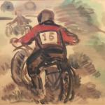 Aquarelle - paper - František Doubrava - 1953 Aquarelle - paper - František Doubrava - 1953