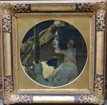 Painting - solid wood - Ludvík Vacátko - 1925 Painting - solid wood - Ludvík Vacátko - 1925