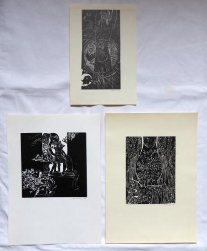 Anna Grmelova - Little girl with a cat, Boy with b Anna Grmelova - Little girl with a cat, Boy with b