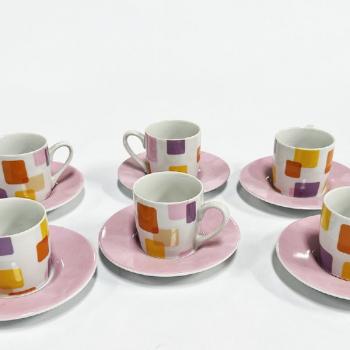 Coffee Set - white porcelain - 1960 Coffee Set - white porcelain - 1960