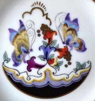 Small bowl Art deco - Butterfly, Rosenthal 1926 Small bowl Art deco - Butterfly, Rosenthal 1926