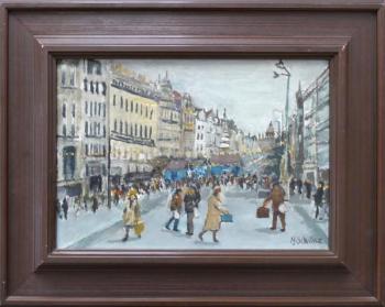 Painting - cardboard - Milan Schiller - 1965 Painting - cardboard - Milan Schiller - 1965