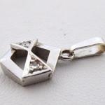 White gold and diamonds pendant White gold and diamonds pendant