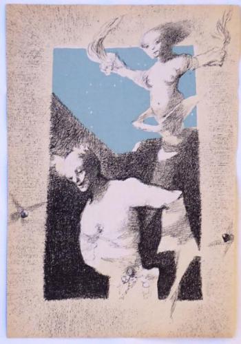 Josef Liesler - Illustration to J. Hora: Notes 2. Josef Liesler - Illustration to J. Hora: Notes 2.