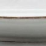 Oval Bowl - white porcelain - 1870 Oval Bowl - white porcelain - 1870