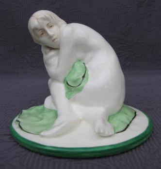 Ceramic Figurine - Woman - glazed stoneware - 1930 Ceramic Figurine - Woman - glazed stoneware - 1930