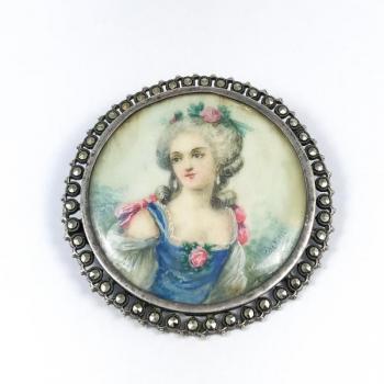 Silver brooch - 1880 Silver brooch - 1880