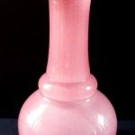 Pink foamed glass vase Pink foamed glass vase
