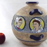 Large Art Nouveau vase with portraits - Imperial A Large Art Nouveau vase with portraits - Imperial A