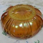 Glass Bowl - iridescent glass - 1930 Glass Bowl - iridescent glass - 1930