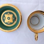 Cup with miniature of ballerina Carlotta Grisi  Cup with miniature of ballerina Carlotta Grisi