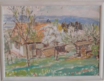 Spring Landscape - Maryša Neubertová - 1945 Spring Landscape - Maryša Neubertová - 1945