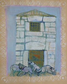 Hans Erni - Dogs, Perseus Hans Erni - Dogs, Perseus