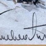 Cottage in winter - signature unreadable Cottage in winter - signature unreadable