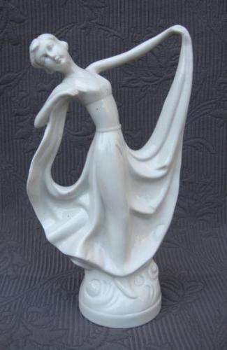 Porcelain Dancer Figurine - 1930 Porcelain Dancer Figurine - 1930