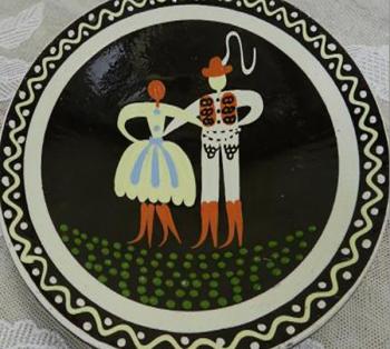 Ceramic Plate - ceramics - 1960 Ceramic Plate - ceramics - 1960
