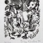 Olga Cechova - 5 x Ex libris  Olga Cechova - 5 x Ex libris