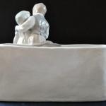 Oval Bowl with children - Amphora Oval Bowl with children - Amphora