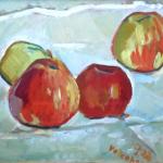 Vejvodova Vorechova Marie - Still life with apples Vejvodova Vorechova Marie - Still life with apples