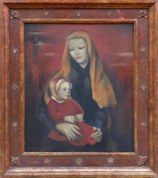 Painting - wood - Bohumil Stanislav Urban - 1943 Painting - wood - Bohumil Stanislav Urban - 1943