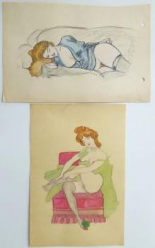 162. TWO DRAWINGS 162. TWO DRAWINGS