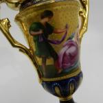 Vase from Porcelain - white porcelain, cobalt - 1880 Vase from Porcelain - white porcelain, cobalt - 1880