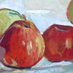Vejvodova Vorechova Marie - Still life with apples Vejvodova Vorechova Marie - Still life with apples