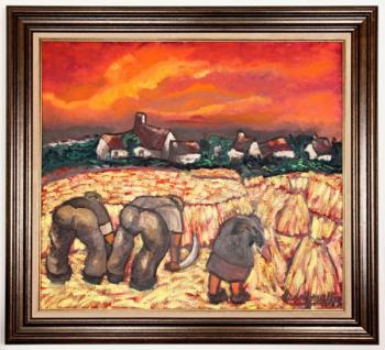 Painting - wood - 1979 Painting - wood - 1979