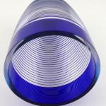 Vase, cobalt and crystal glass - glassworks Josefo Vase, cobalt and crystal glass - glassworks Josefo