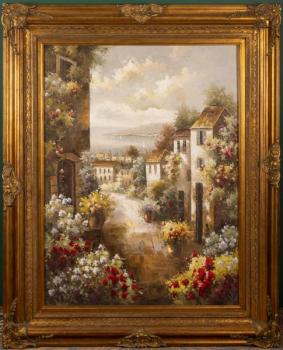 226. A blooming street in a port city 226. A blooming street in a port city