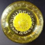Glass paperweight with air bubbles Glass paperweight with air bubbles