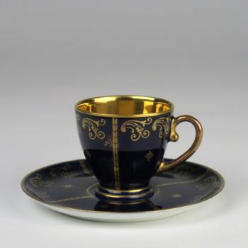 Cup and Saucer - cobalt - 1920 Cup and Saucer - cobalt - 1920