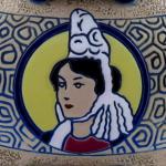 Large Art Nouveau vase with portraits - Imperial A Large Art Nouveau vase with portraits - Imperial A